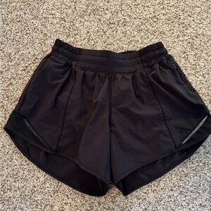 Lululemon Black Hotty Hot Shorts